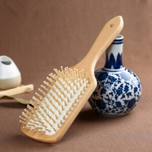 Kisaru Wooden Hair Brush – Natural Boar Bristle Hairbrush