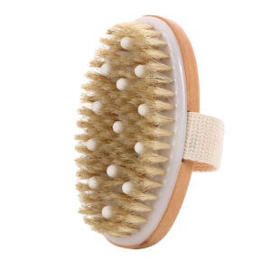 Kisaru Exfoliating Body Brush – Natural Wooden Skin Scrubber
